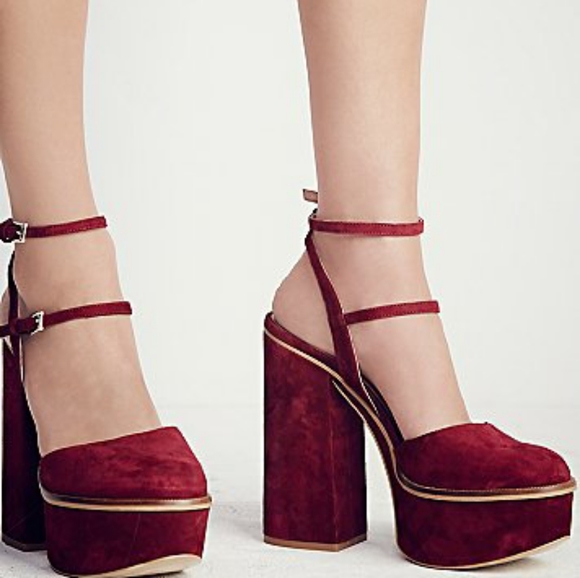 NEW Free People Twin Sundown Platform Shoes - Picture 2 of 13